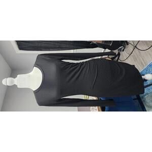Stylish Long Sleeve Black Dress by AND NOW THIS - Size M